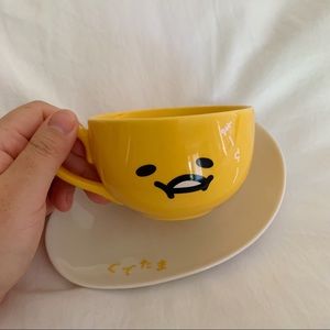 Gudetama Teacup + plate set